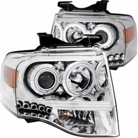 KENTO GEAR 07-14 Expedition Projector Headlights with Chrome Housing - Set of 2 KE3635688